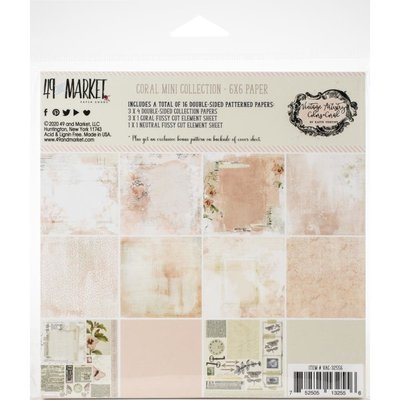 49 and Market Collection Pack 6X6 (vintage artistry coral) 49 and Market Collection Pack 6X6 (vintage artistry coral)