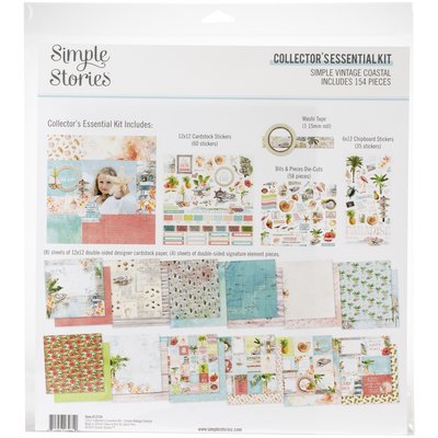 Simple Stories Collector's Essential Kit 12X12 (simple vintage coastal) Simple Stories Collector's Essential Kit 12X12 (simple vintage coastal)