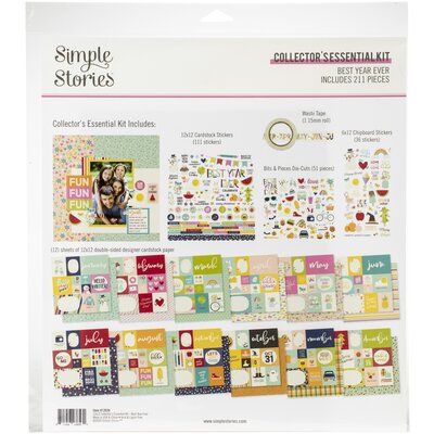 Simple Stories Collector's Essential Kit 12X12 (best year ever) Simple Stories Collector's Essential Kit 12X12 (best year ever)