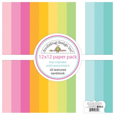 Doodlebug Textured Double-Sided Cardstock 12X12 (party time) Doodlebug Textured Double-Sided Cardstock 12X12 (party time)
