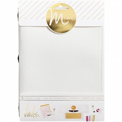 Heidi Swapp Minc Journal Cover 6x9 (white canvas) Heidi Swapp Minc Journal Cover 6x9 (white canvas)