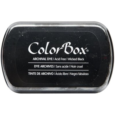 Colorbox Archival Dye Inkpad (wicked black) Colorbox Archival Dye Inkpad (wicked black)