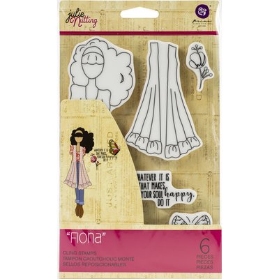 Prima Marketing Julie Nutting Mixed Media Cling Rubber Stamp (fiona) Prima Marketing Julie Nutting Mixed Media Cling Rubber Stamp (fiona)