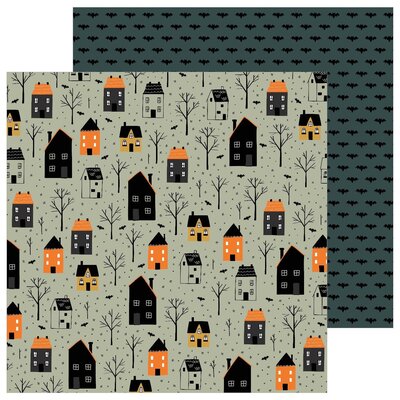 Pebbles Spoooky - 12x12 Double-Sided Cardstock (trick or treat) Pebbles Spoooky - 12x12 Double-Sided Cardstock (trick or treat)
