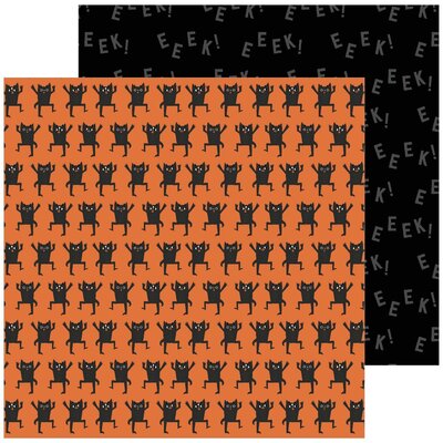 Pebbles Spoooky - 12x12 Double-Sided Cardstock (monster mash) Pebbles Spoooky - 12x12 Double-Sided Cardstock (monster mash)
