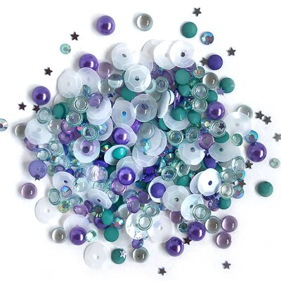 Buttons Galore Sparkletz Embellishment Pack (sailors sky) Buttons Galore Sparkletz Embellishment Pack (sailors sky)