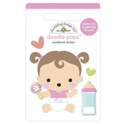 Doodlebug Doodle-Pops 3D Stickers - Bundle of Joy (sweet girl) Doodlebug Doodle-Pops 3D Stickers - Bundle of Joy (sweet girl)