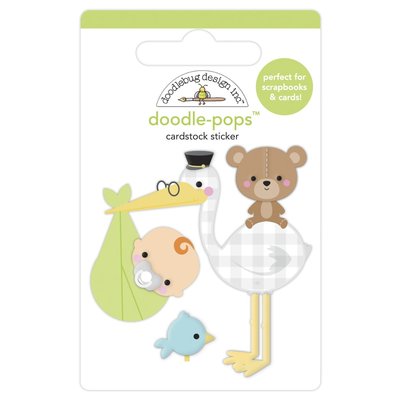 Doodlebug Doodle-Pops 3D Stickers - Special Delivery (special delivery) Doodlebug Doodle-Pops 3D Stickers - Special Delivery (special delivery)
