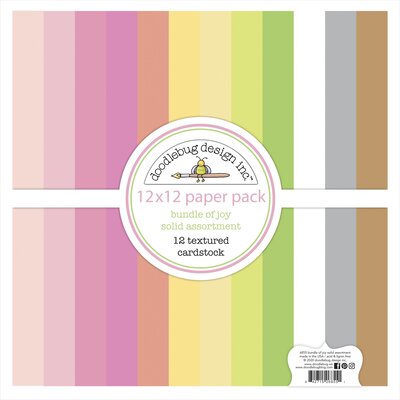 Doodlebug Textured Cardstock 12 X12 Pack (bundle of joy) Doodlebug Textured Cardstock 12 X12 Pack (bundle of joy)