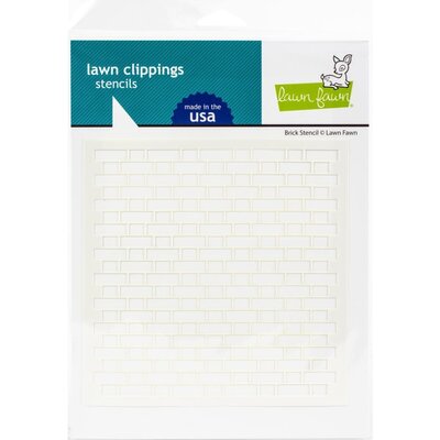 Lawn Fawn Lawn Clippings Stencil (brick) Lawn Fawn Lawn Clippings Stencil (brick)