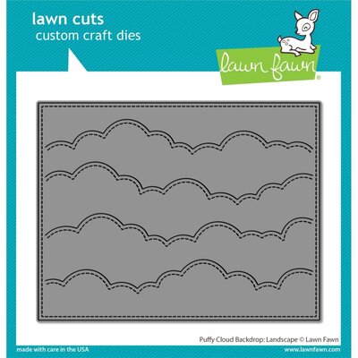 Lawn Fawn Dies (puffy cloud backdrop landscape) Lawn Fawn Dies (puffy cloud backdrop landscape)