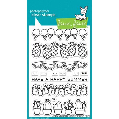 Lawn Fawn Clear Stamps 4X6 (simply celebrate summer) Lawn Fawn Clear Stamps 4X6 (simply celebrate summer)