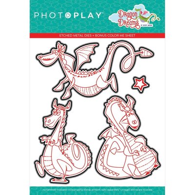 Photoplay Paper Etched Die (dragons) Photoplay Paper Etched Die (dragons)