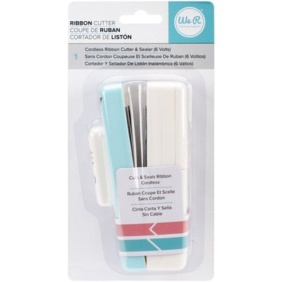 We R Memory Keepers We R Ribbon Cutter Battery Operated Cut & Seal Tool We R Memory Keepers We R Ribbon Cutter Battery Operated Cut & Seal Tool