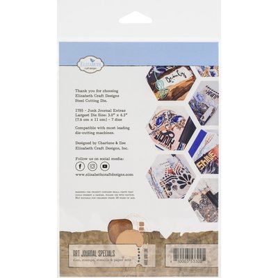 Elizabeth Craft Designs Metal Die (junk journal extras-art journal) Elizabeth Craft Designs Metal Die (junk journal extras-art journal)