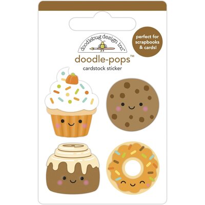 Doodlebug Doodle-Pops 3D Stickers-Fall Treats Doodlebug Doodle-Pops 3D Stickers-Fall Treats