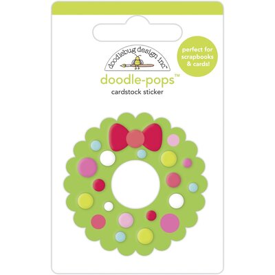 Doodlebug Doodle-Pops 3D Stickers-Welcome Christmas Doodlebug Doodle-Pops 3D Stickers-Welcome Christmas