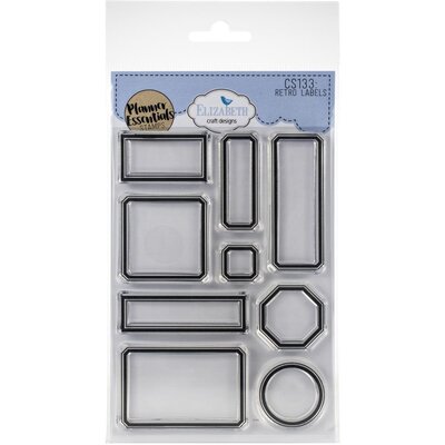 Elizabeth Craft Designs Clear Stamps (retro labels) Elizabeth Craft Designs Clear Stamps (retro labels)