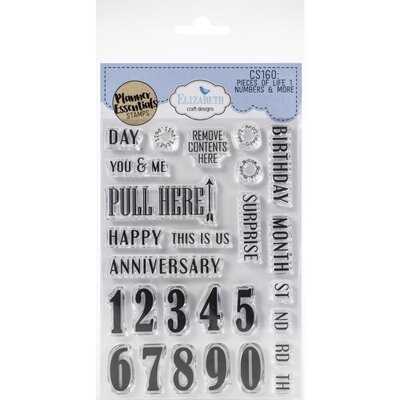 Elizabeth Craft Designs Clear Stamps (numbers & more) Elizabeth Craft Designs Clear Stamps (numbers & more)