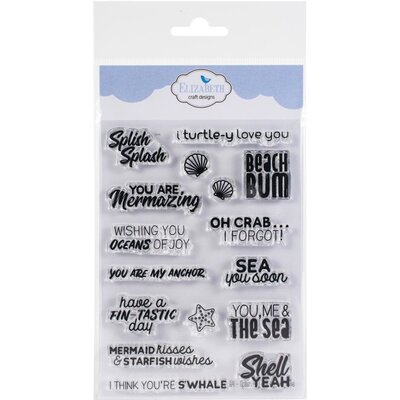 Elizabeth Craft Designs Clear Stamps (splish splash sentiments) Elizabeth Craft Designs Clear Stamps (splish splash sentiments)
