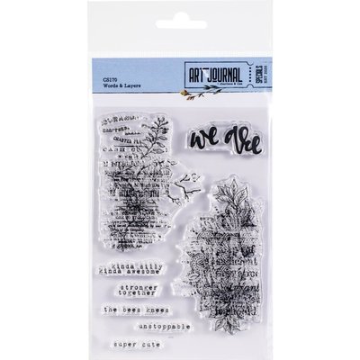 Elizabeth Craft Designs Clear Stamps (words & layers-art journal) Elizabeth Craft Designs Clear Stamps (words & layers-art journal)