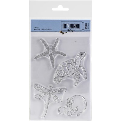 Elizabeth Craft Designs Clear Stamps (water creatures-art journal) Elizabeth Craft Designs Clear Stamps (water creatures-art journal)