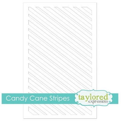 Taylored Expressions Mini Slim Stencil (candy cane stripe) Taylored Expressions Mini Slim Stencil (candy cane stripe)
