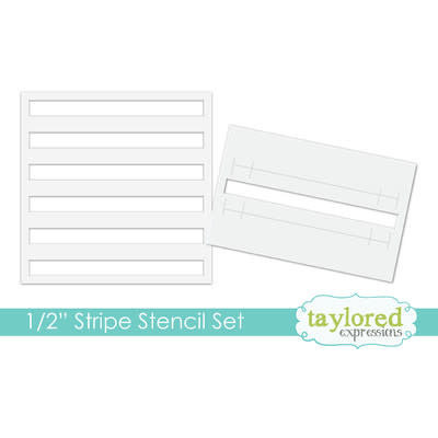 Taylored Expressions Stencil 6x6 (1/2" strip set) Taylored Expressions Stencil 6x6 (1/2" strip set)