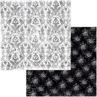 BoBunny Double-Sided Cardstock 12x12 - Tuxedos & Tiaras (forever) BoBunny Double-Sided Cardstock 12x12 - Tuxedos & Tiaras (forever)