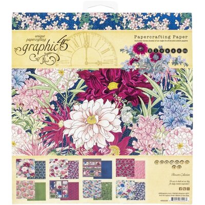 Graphic 45 Double-Sided Paper Pad 8X8 (blossom) Graphic 45 Double-Sided Paper Pad 8X8 (blossom)