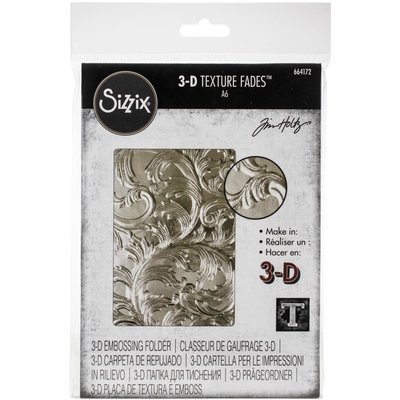 Tim Holtz - Sizzix 3D Textured Impressions Embossing Folder By Tim Holtz (elegant) Tim Holtz - Sizzix 3D Textured Impressions Embossing Folder By Tim Holtz (elegant)