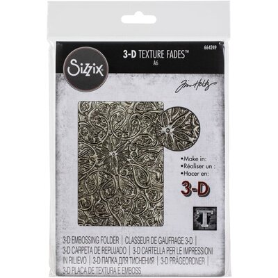 Tim Holtz - Sizzix 3D Texture Fades Embossing Folder By Tim Holtz (engraved) Tim Holtz - Sizzix 3D Texture Fades Embossing Folder By Tim Holtz (engraved)