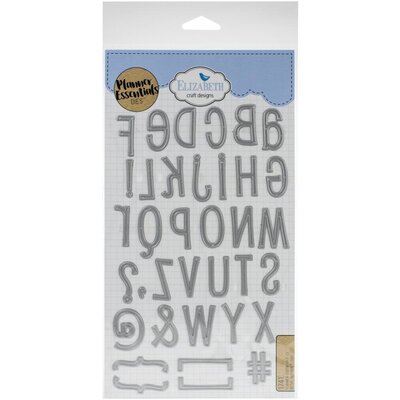 Elizabeth Craft Designs Metal Die (retro alphabet trio) Elizabeth Craft Designs Metal Die (retro alphabet trio)