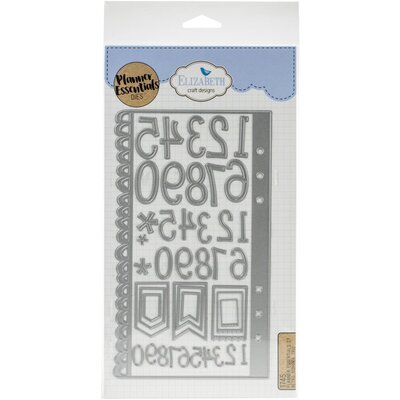 Elizabeth Craft Designs Metal Die (retro number trio) Elizabeth Craft Designs Metal Die (retro number trio)