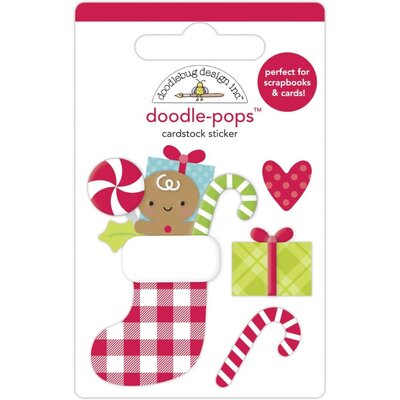 Doodlebug Doodle-Pops 3D Stickers - Night Before Christmas (stocking stuffers) Doodlebug Doodle-Pops 3D Stickers - Night Before Christmas (stocking stuffers)