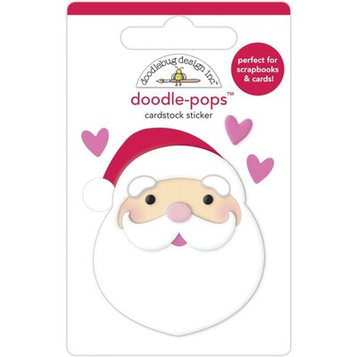 Doodlebug Doodle-Pops 3D Stickers - Night Before Christmas (i love santa) Doodlebug Doodle-Pops 3D Stickers - Night Before Christmas (i love santa)