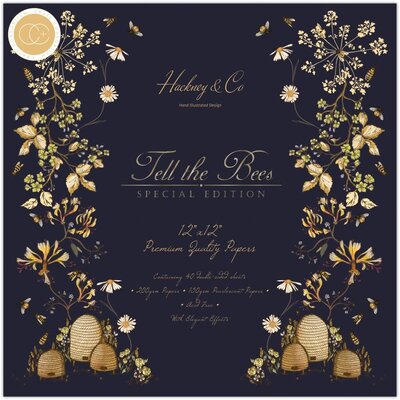 Craft Consortium Double-Sided Paper Pad 12X12 (tell the bees - special edition) Craft Consortium Double-Sided Paper Pad 12X12 (tell the bees - special edition)