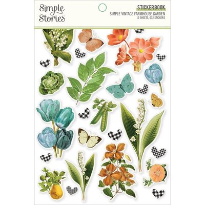 Simple Stories Simple Vintage Sticker Book (farmhouse garden) Simple Stories Simple Vintage Sticker Book (farmhouse garden)