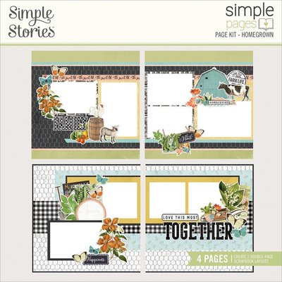 Simple Stories Simple Pages Page Kit (homegrown)(farmhouse garden) Simple Stories Simple Pages Page Kit (homegrown)(farmhouse garden)