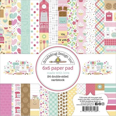 Doodlebug Paper Pad 6x6 (made with love) Doodlebug Paper Pad 6x6 (made with love)