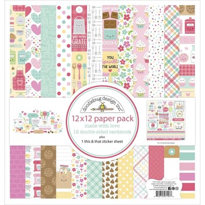 Doodlebug Paper Pad 12x12 (made with love) Doodlebug Paper Pad 12x12 (made with love)