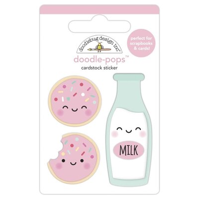Doodlebug Doodle-Pops 3D Stickers - Made With Love (cookies & cream) Doodlebug Doodle-Pops 3D Stickers - Made With Love (cookies & cream)