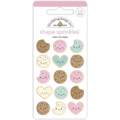 Doodlebug Sprinkle Adhesive Enamel Shapes - Made With Love (bake me happy) Doodlebug Sprinkle Adhesive Enamel Shapes - Made With Love (bake me happy)