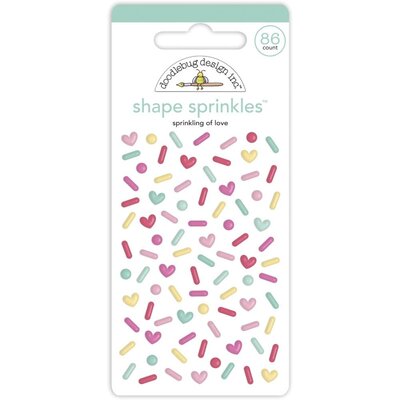 Doodlebug Sprinkle Adhesive Enamel Shapes - Made With Love (sprinkling of love) Doodlebug Sprinkle Adhesive Enamel Shapes - Made With Love (sprinkling of love)