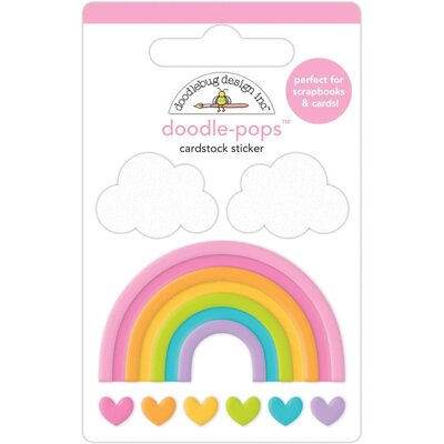 Doodlebug Doodle-Pops 3D Stickers - Fairy Garden (over the rainbow) Doodlebug Doodle-Pops 3D Stickers - Fairy Garden (over the rainbow)