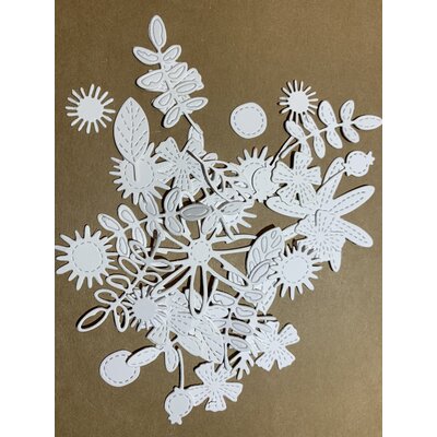 Already Die-Cut pack of Stitched Flower Bouquet Flowers Already Die-Cut pack of Stitched Flower Bouquet Flowers