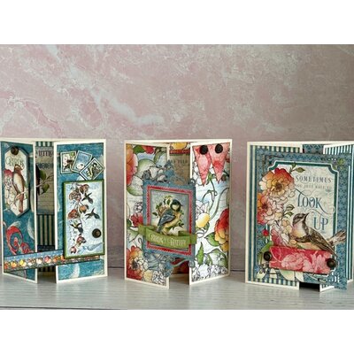 Graphic 45 Club G45 Card Kit - April 2021 (Bird Watcher) Graphic 45 Club G45 Card Kit - April 2021 (Bird Watcher)