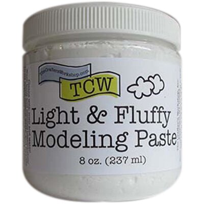 The Crafter's Workshop Light And Fluffy Modeling Paste 8oz The Crafter's Workshop Light And Fluffy Modeling Paste 8oz