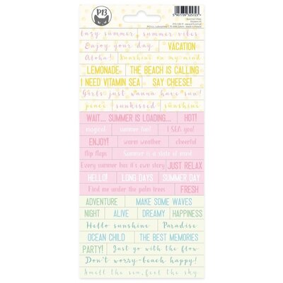 P13 Cardstock Stickers 4X9 - Summer Vibes (#01) P13 Cardstock Stickers 4X9 - Summer Vibes (#01)