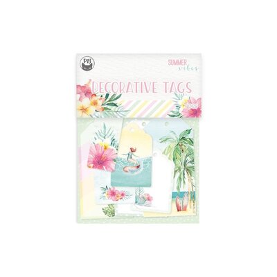 P13 Double-Sided Cardstock Tags - Summer Vibes (#03) P13 Double-Sided Cardstock Tags - Summer Vibes (#03)